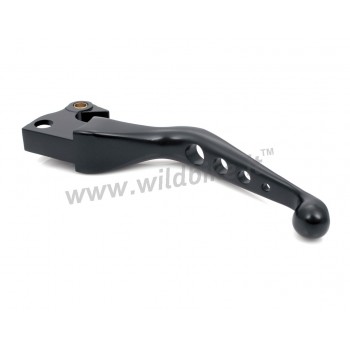 LEVIERS EN ALUMINIUM NOIR perforé POUR HARLEY DAVIDSON XL SPORTSTER '14-'19