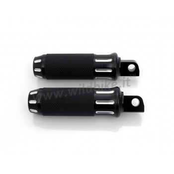 BLACK FOOTPEGS DRAG COBRA FOR HARLEY DAVIDSON