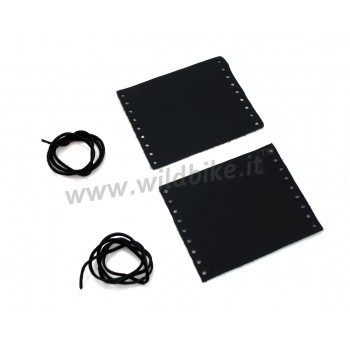LEATHER GRIP COVERS BLACK FOR HARLEY DAVIDSON AND CUSTOM MOTORCYCLE