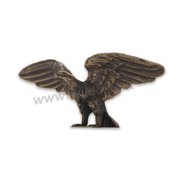 FREGIO ORNAMENTO AQUILA GRANDE BRONZATA PER PARAFANGO HARLEY DAVIDSON E MOTO CUSTOM