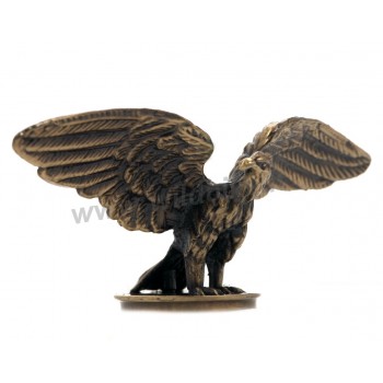 AQUILA GRANDE CROMATA PER FARO TUNING HARLEY E MOTO CUSTOM