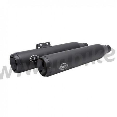 SILENCIEUX ÉCHAPPEMENTS S&S GRAND NATIONAL NOIR UE APPROUVÉ HARLEY DAVIDSON SOFTAIL M-EIGHT '18-'19
