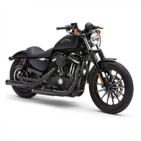 SCUDI TERMICI PARACALORE COBRA RPT 3" NERI OPACHI PER SCARICHI HARLEY DAVIDSON XL SPORTSTER '14-'19
