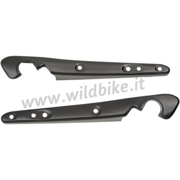 LONGHERONI LATERALI NERI LUCIDI PER PARAFANGO POSTERIORE HARLEY DAVIDSON XL SPORTSTER '04-'18