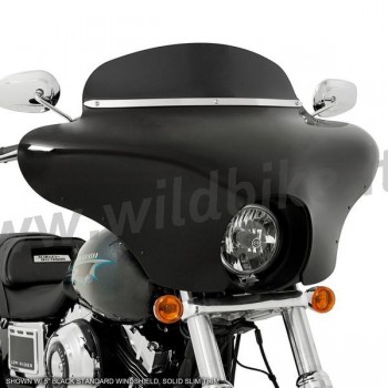 BATWING FAIRING CARÉNAGE PARE-BRISE NOIR POUR HARLEY DAVIDSON FXLR SOFTAIL LOW RIDER '18-'19