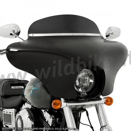 BATWING FAIRING CARÉNAGE PARE-BRISE NOIR POUR HARLEY DAVIDSON FXLR SOFTAIL LOW RIDER '18-'19