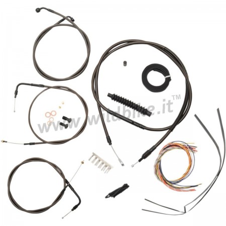 KIT CAVI/FRENI COMPLETI PER MANUBRIO APE HANGER 15"-17" HARLEY DAVIDSON XL SPORTSTER '07-'13