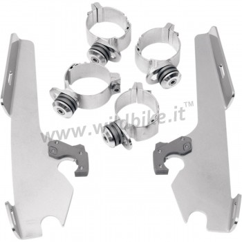 PARABREZZA CARENATURA BATWING FAIRING PER HARLEY FXDF FAT BOB