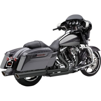 EXHAUSTS MUFFLERS COBRA 909 SLIP-ON 4" RAVEN BLACK FOR HARLEY DAVIDSON FLH/FLT TOURING '95-'16