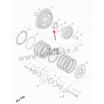 KUPPLUNGSHUBLAGER OEM HD 36799-9 HARLEY DAVIDSON XL SPORTSTER '96-'19