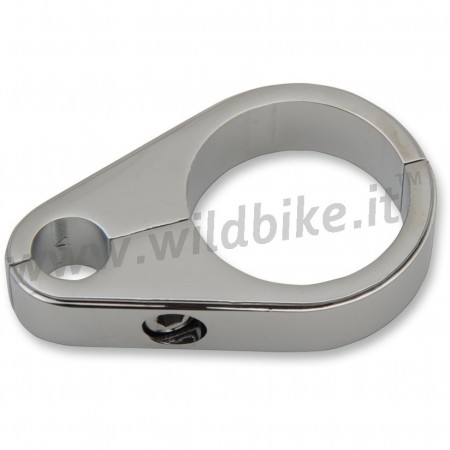 DIE-CAST CLUTCH CABLE CLAMP CHROME 1" ( 25,4 MM.) FOR TUBE FRAME MOTORCYCLE