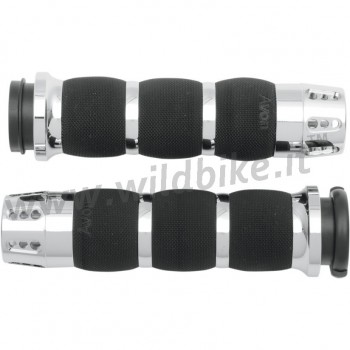 GRIFFE AVON AIR CUSHION GATLIN COMFORT CHROM FÜR HARLEY DAVIDSON SOFTAIL M-EIGHT '18-'19