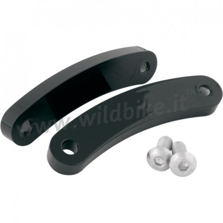 PASSENGER FOOTPEG RELOCATION BRACKETS HARLEY DAVIDSON FXST/FLST SOFTAIL '86-'17
