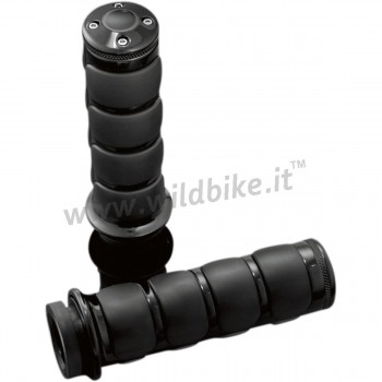 GRIPS KURYAKYN  ISO™ BLACK FOR HARLEY DAVIDSON SOFTAIL 2018-2025