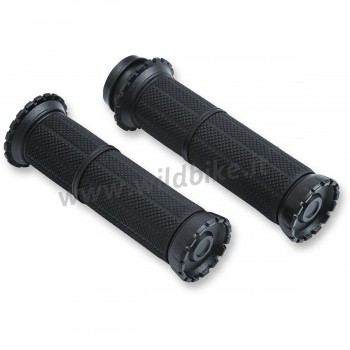 GRIPS KURYAKYN RIOT™ BLACK FOR HARLEY DAVIDSON SOFTAIL M-EIGHT '18-'19