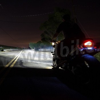 GLOSS BLACK HEADLIGHT ASSEMBLY LED FRONT MULTIFUNCTION EU APPROVED 155 MM BATES FOR MOTORCYCLE