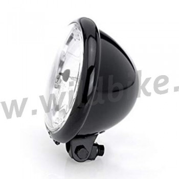 FARO CENTRALE SPRINGER NERO 160 MM. MOTO CUSTOM E HARLEY