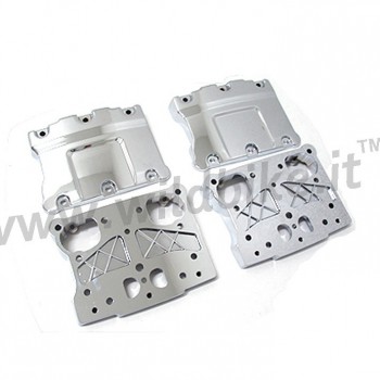 COUVERTURES TETE ROCKER KIT BOX CONTOURED CHROME POUR HARLEY DAVIDSON BIG TWIN/ TWIN CAM '99-'17