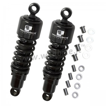 STOSSDÄMPFER PROGRESSIVE SUSPENSION 412 SCHWARZE 13" STANDARD HARLEY DAVIDSON TOURING '06-'17