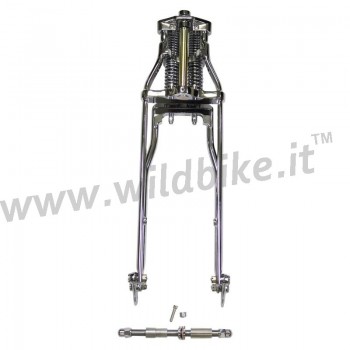 FORK SPRINGER FRONT END WISHBONE CHROME STOCK LENGHT HARLEY DAVIDSON XL SPORTSTER '04-'19