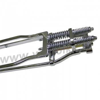 FORK SPRINGER FRONT END WISHBONE CHROME STOCK LENGHT HARLEY DAVIDSON XL SPORTSTER '04-'19