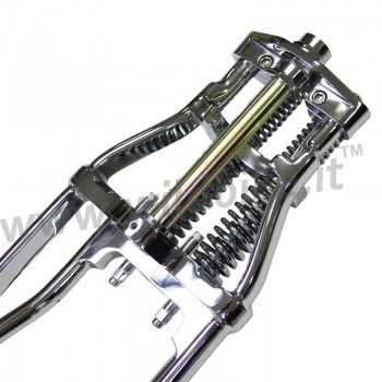 FORK SPRINGER FRONT END WISHBONE CHROME STOCK LENGHT HARLEY DAVIDSON XL SPORTSTER '04-'19