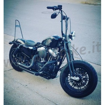 GABELFEDER FRONT END WISHBONE SCHWARZ -3" LÄNGE HARLEY DAVIDSON XL SPORTSTER '04-'19