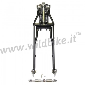 GABELFEDER FRONT END WISHBONE SCHWARZ -3" LÄNGE HARLEY DAVIDSON FXD DYNA '91-'17