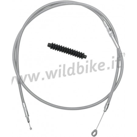CAVO FRIZIONE AEREONAUTICO IN ACCIAIO PER  HARLEY XL 883/1200 C/R SPORTSTER '04-'13