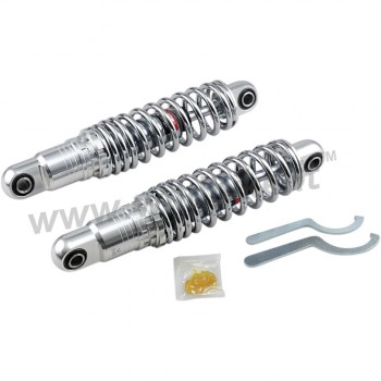 AMORTISSEURS ARRIERE PREMIUM PROGRESSIVE RÉGLABLE 12" CHROME HARLEY DAVIDSON TOURING '86-'16