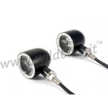 INDIKATOREN BULLET VORNE MULTIFUNKTION SCHWARZ CREE LED FÜR MOTO CUSTOM UND HARLEY DAVIDSON