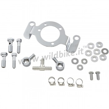 FILTRE A AIR KIT CYCOVATOR 90° HAUTE PUISSANCE 90° CHROME POUR HARLEY DAVIDSON TWIN CAM '93-'17