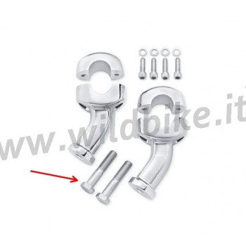 BULLONI VITI CROMATI 1/2"-13 x 2 1/2" PER RISER PIASTRA FORCELLA HARLEY DAVIDSON