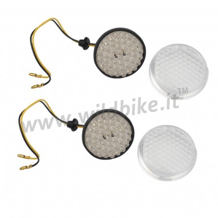 KIT DE CONVERSION LED CLIGNOTANTS DEUCE AVANT POUR MOTO HARLEY DAVIDSON