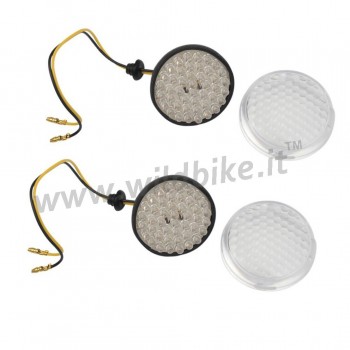 KIT DI CONVERSIONE LED PER INDICATORI DIREZIONE FRECCE DEUCE ANTERIORI MOTO HARLEY DAVIDSON