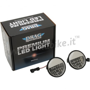 LAMPS PASSING 4.5" LED REFLECTOR STYLE PREMIUM EU APPROVED FOR CUSTOM MOTORCYCLE AND HARLEY DAVIDSON