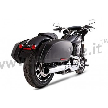 AUSPUFFANLAGEN RINEHART SLIP-ON 4 " VERCHROMT HARLEY DAVIDSON FLSB SPORT GLIDE '18-'19