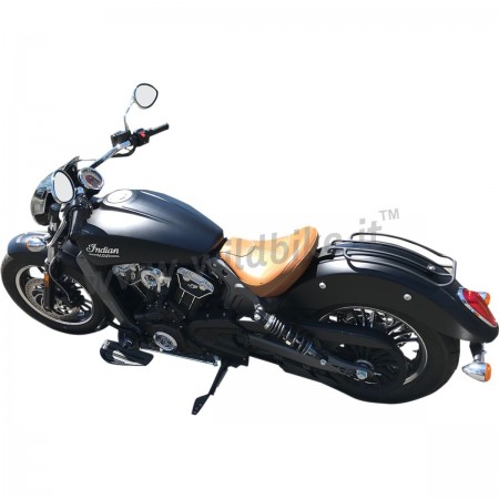GEPÄCKTRÄGER 7 "SOLO SCHWARZ FÜR INDIAN SCOUT/SCOUT SIXTY/BOBBER '15-'19