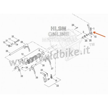 SCHALTHEBEL SCHWARZ FÜR HARLEY DAVIDSON TWIN CAM '99-'17