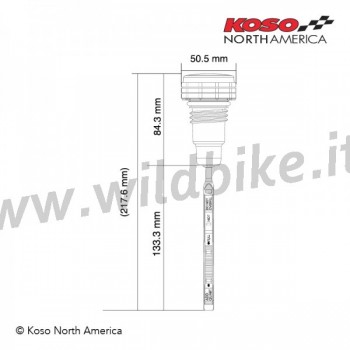 BOUCHON JAUGE TEMPERATURE HUILE NOIRE POUR HARLEY DAVIDSON FLH FLT TOURING 07-16
