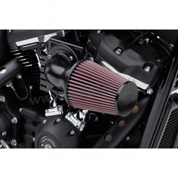 BLACK AIR FILTER KIT COBRA CONE HIGH PERFORMANCE FOR HARLEY DAVIDSON SOFTAIL 2018-2024