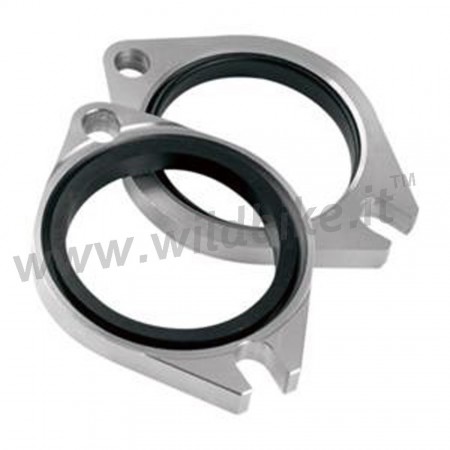 FLANSCHE ANSAUGKRÜMMERSTÜTZE CHROME MIT DICHTUNGEN HARLEY DAVIDSON 1992-2006