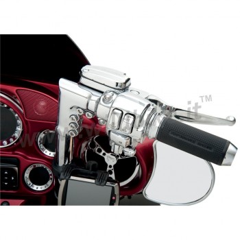 SWITCH CAP KITS 10 PIECES CHROME HARLEY DAVIDSON FLH FLT TOURING 1996-2013
