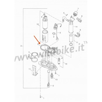 GUARNIZIONE PER POMPA CARBURANTE OEM 75301-07 HARLEY DAVIDSON XL SPORTSTER '07-'19