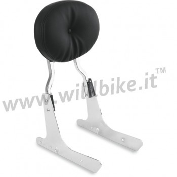 CUSCINO LISCIO OVALE PILLOW PER SCHIENALINO SISSYBAR MOTO E HARLEY DAVIDSON