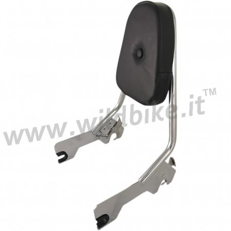 SCHIENALINO SISSYBAR CROMATO SGANCIO RAPIDO PER HARLEY DAVIDSON SOFTAIL M-EIGHT '18-'20