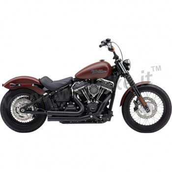 AUSPUFFANLAGE SYSTEM COBRA SPEEDSTER 909 KURZ SCHWARZ HARLEY DAVIDSON SOFTAIL M-EIGHT '18-'20