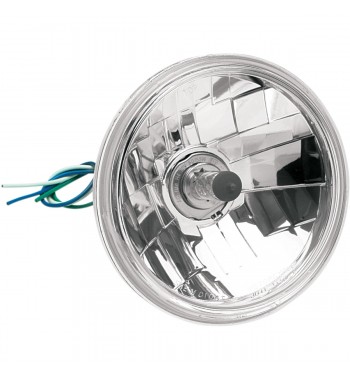 SCHEINWERFEREINSATZ 5,75" H4 55/60 W FÜR CUSTOM MOTORRAD UND HARLEY DAVIDSON