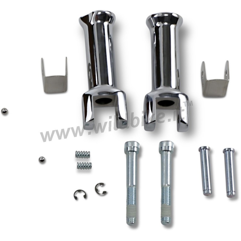 CHROME PASSENGER FOOTPEG MOUNT KIT OEM 50500771 HARLEY DAVIDSON SOFTAIL 2018-2024