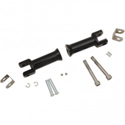 BLACK PASSENGER FOOTPEG MOUNT KIT OEM 50500769 HARLEY DAVIDSON SOFTAIL 2018-2024